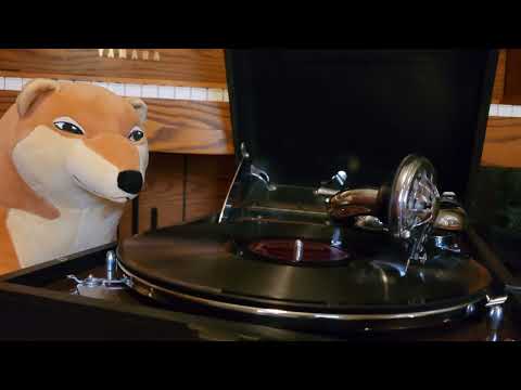 "Washington and Lee Swing" by the "All Star Collegians" - reissued 1930 78rpm on HMV 102 gramophone