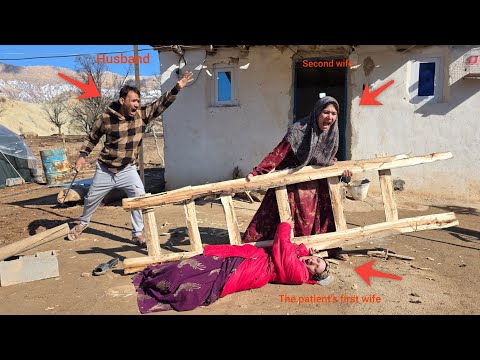 The husband's making of a wooden ladder for the first lady and the jealousy and anger of second lady