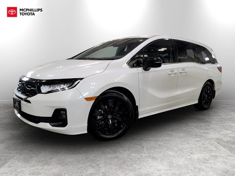 2025 Honda Odyssey Sport-L Auto in White for sale at McPhillips Toyota in Winnipeg, MB