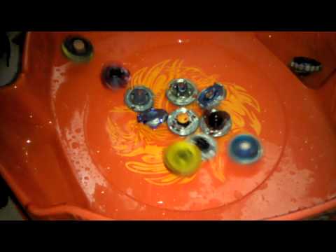 Water beyblade battle