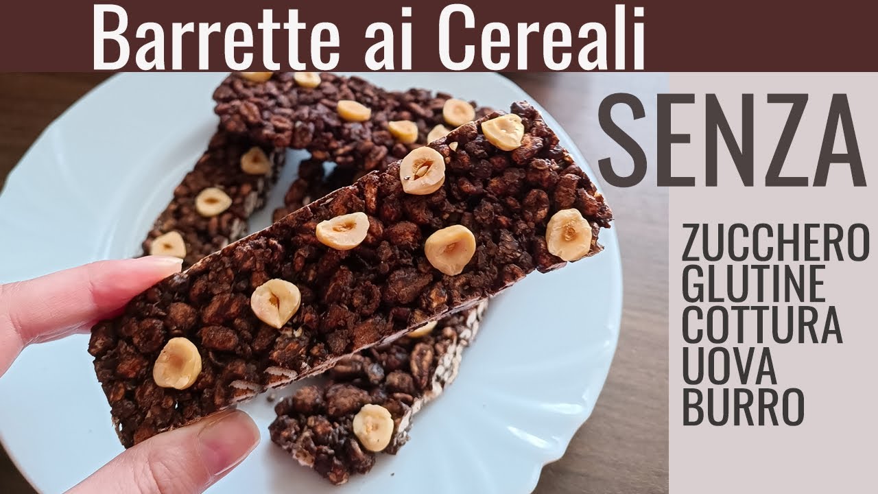Watch Now BARRETTE ai CEREALI SENZA ZUCCHERO SENZA COTTURA SENZA BURRO SENZA UOVA SENZA GLUTINE !! BARRETTE ai CEREALI SENZA ZUCCHERO SENZA COTTURA SENZA BURRO SENZA UOVA SENZA GLUTINE !!