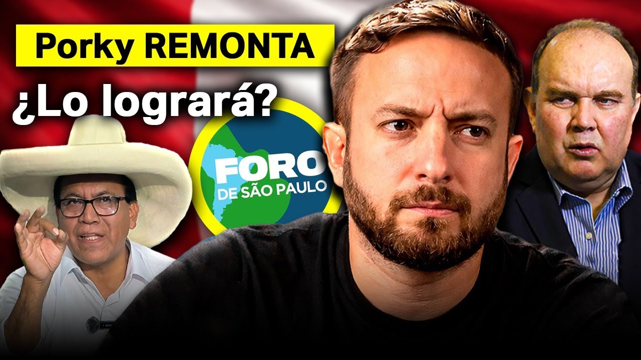 🚨 PERÚ: López Aliaga Recupera y podría ganarle a Sánchez, a pesar del FRAUDE ​| Agustín Laje