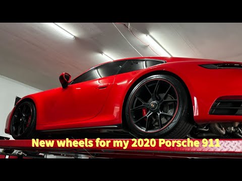 Installed New Rims on My 2020 Porsche 911 Carrera S
