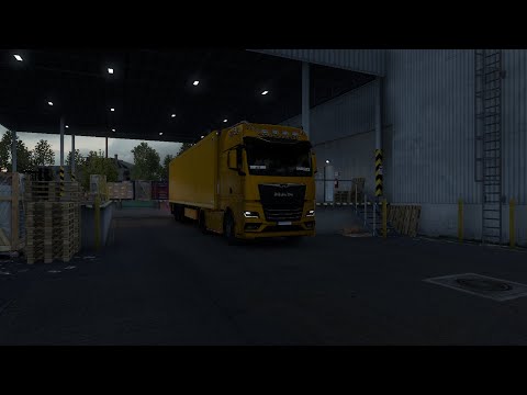 From Bucharest(Romania) to Novi Sad(Serbia) Euro Truck Simulator 2 Time lapse MAN TGX