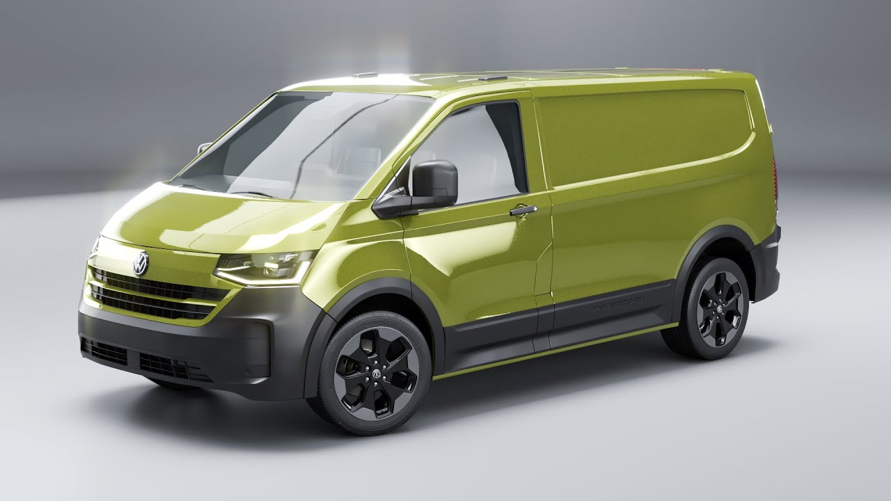 Volkswagen Transporter T7 PanAmericana 2025-2026 PBR 3 LOD Model 3D