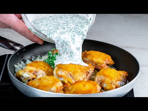 The recipe I use to cook chicken in the pan. It melts in your mouth!