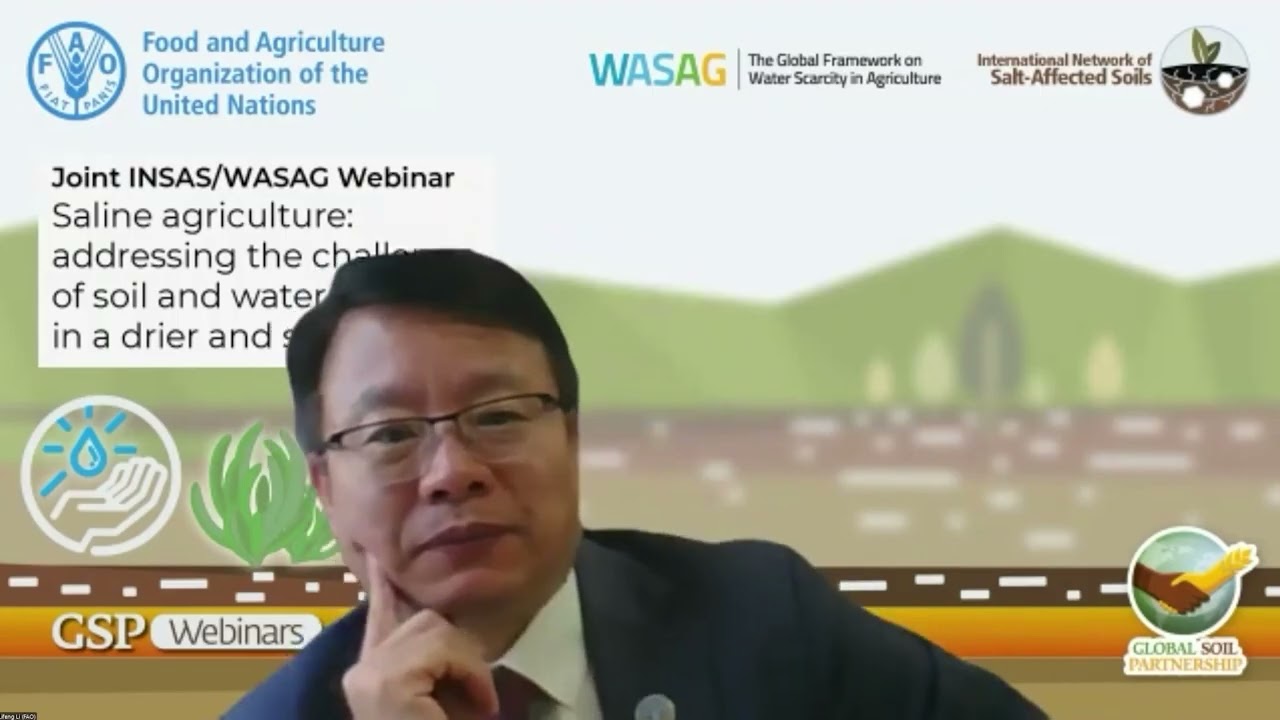 Joint INSAS/WASAG Webinar on saline agriculture
