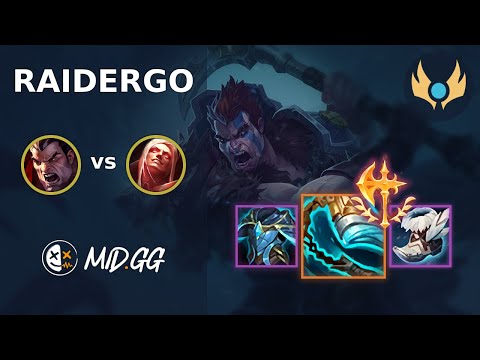 MID.GG: [ RaiderGO ] Darius TOP vs Vladimir | EUW CHALLENGER | LOL Season 2025