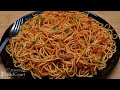 Spicy Tasty Noodles Without Sauce And Vegetables Noodles Recipe