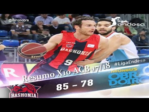 Resumo X10 ACB 17/18 Baskonia Vs Obradoiro CAB