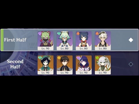 3.5 Spiral Abyss, Kuki Overload & Archons - (Floor 12, 9★)