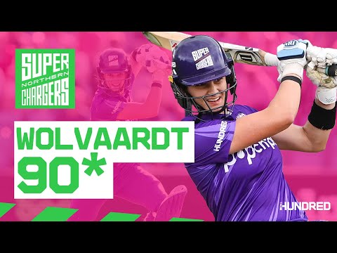 🔥 Powerful Innings! | Laura Wolvaardt Strikes 90 Not Out | 📺 Watch EVERY Ball | The Hundred