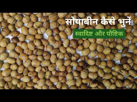 Geröstete Sojabohnen | Essen Sie köstliche und nahrhafte geröstete Sojabohnen | wie man Sojabohne...