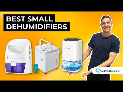 Portable Mini Dehumidifier for Home | 1000mL Water Tank | Auto-Off & Colors LED Mood Lights | Ultra Quiet 36W Energy Efficient Dehumidifiers for Bedroom Closet Bathroom RV video review thumbnail