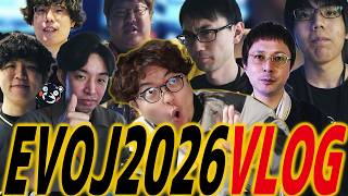 【スト6】EVOJ2026/DAY3思い出VLOG。遭遇した関係者にインタビューしてみた。フェンリっち、こてつ。さん、taizenさん、cosaさん、じゃじい、なかおさん、かずのこ/SF6/エボ