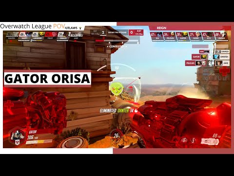 GATOR ORISA POV | Atlanta Reign vs Houston Outlaws | OWL Season 2021 June Joust (Week 6)