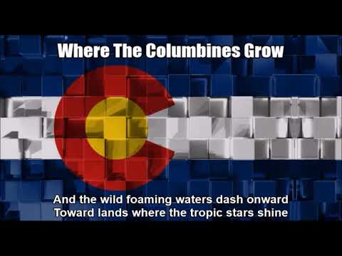 State Song of Colorado, USA - Where The Columbines Grow (Nightcore Style + Lyrics)