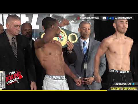 🚨Tugstsogt “King Tug” Nyambayar vs Claudio Marrero weigh in & Faceoff💯