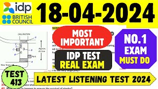 IELTS Listening Practice Test 2024 with Answers | 18.04.2024 | Test No - 414