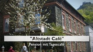 preview picture of video 'Ferien in Rheinland Pfalz Wandern Traben Trarbach Gästehaus Rheinland Pfalz Pension Altstadtcafe'