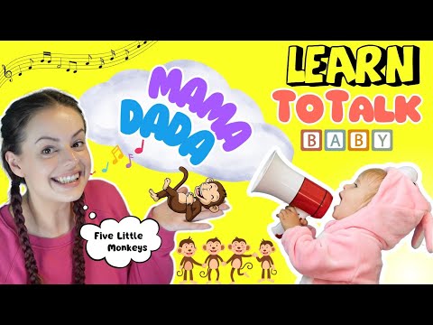 Say Mama & Dada | Learn To Talk Baby's First Words & Baby Signs! Toddler Learning + Nursery Rhymes