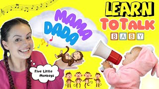 Download lagu Say Mama & Dada | Learn To Talk Baby's First Words & Baby Signs! Toddler Learning   Nursery Rhymes mp3