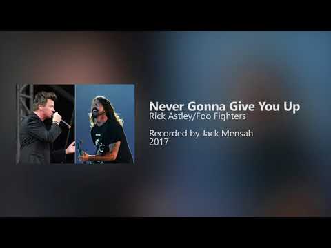 Foo Fighters w/Rick Astley - Never Gonna Give You Up (Unofficial Studio Recording)