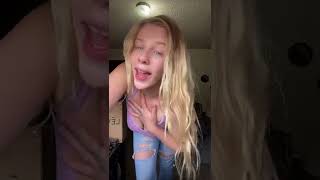 Braless no bra bouncy bouncing boobs dancing tiktok nip slip boob