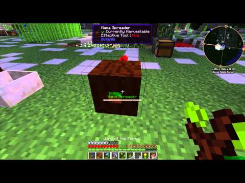 Botania - Mana Spreader - Minecraft Minute