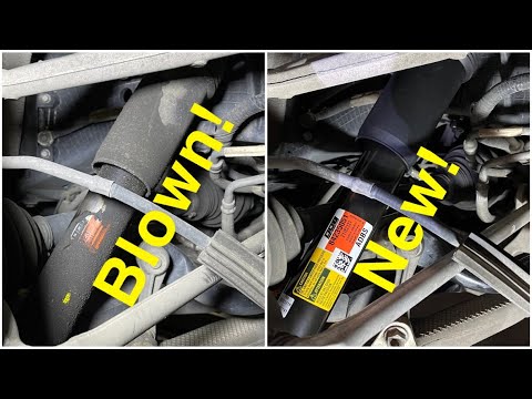 Replacing the rear shocks on a C7 Corvette (magnetic ride)