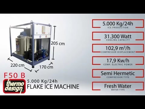 Льдогенератор чешуйчатого льда F50B Видео 25