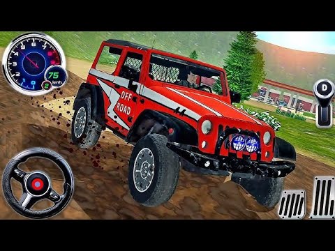 Offroad Jeep Driving Simulator 3D - 4x4 Luxury Prado Driver - Android Gameplay