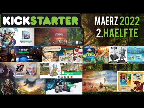 Brettspiele auf Kickstarter im März 2022 (2.Hälfte)