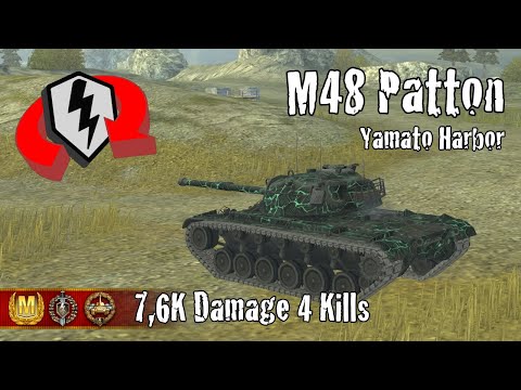 M48 Patton  |  7,6K Damage 4 Kills  |  WoT Blitz Replays