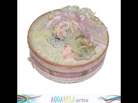 Caixa de Scrapdecor - parte 1 de 2