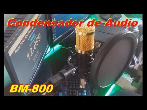 Condensador de Audio do Canal - BM 800 - Repostagem