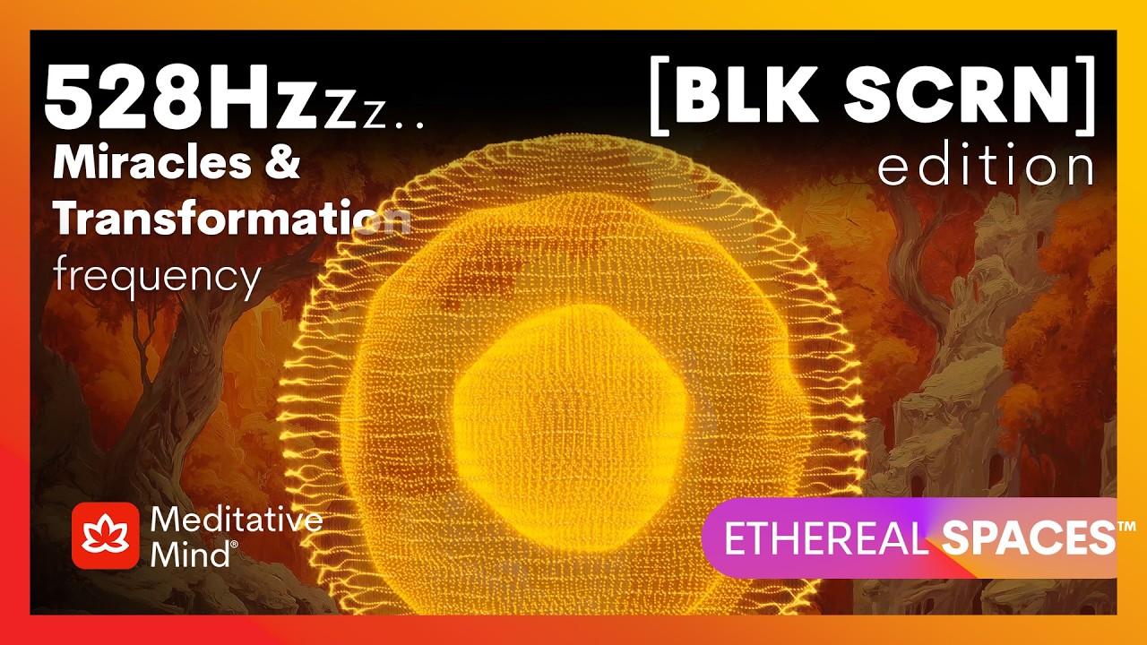 528Hz | FULL Body Cell REGENERATION | GOLDEN Chakra Tone | BLACK SCREEN MIRACLES | ETHEREAL SPACES™
