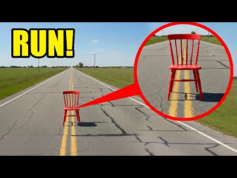 If You ever see this RED CHAIR outside your House.. Do NOT Sit in It!  (It’s a secret TRAP)