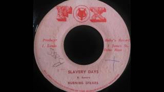 BURNING SPEAR - Slavery Days [1975]