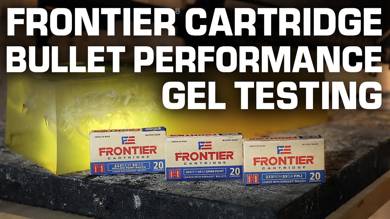 Frontier® Cartridge | Hornady® Bullet Performance Gel Testing
