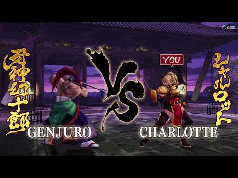 Charlotte vs Genjuro | *No Commentary* Samurai Shodown Ranked