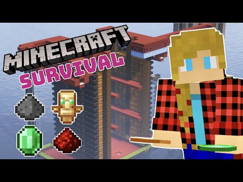 The ULTIMATE Automatic RAID FARM Storage! | Survival Island SMP #Minecraft