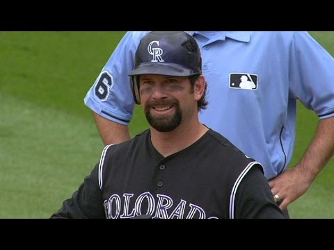 Helton plays his 2,000th Major League game