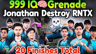 Jonathan Destroy RNTX🥶🔥 999IQ Nade😱 Hydro Knife🔪 20 Finishes Total😲