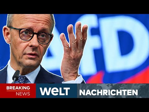 DEUTSCHLAND: Schock für Union! AfD wird immer stärker - Basis der CDU brodelt I WELT LIVESTREAM