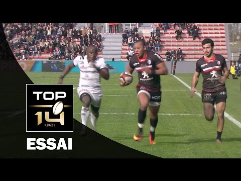 TOP 14 ‐ Essai 1 Gaël FICKOU (ST) – Toulouse-Brive– J13 – Saison 2016/2017