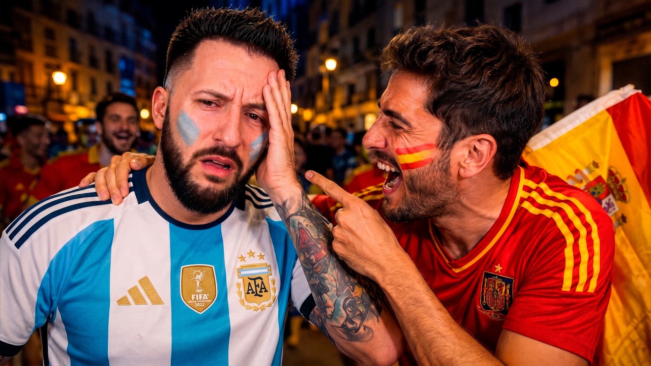 Soy ARGENTINO y terminé viendo la FINAL del mundo en ESPAÑA