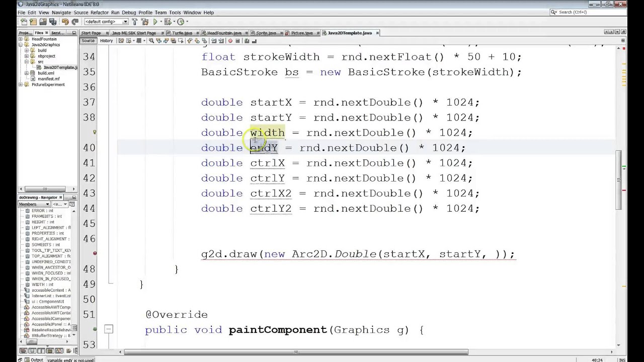 Java 2D 8: Using Arc2D