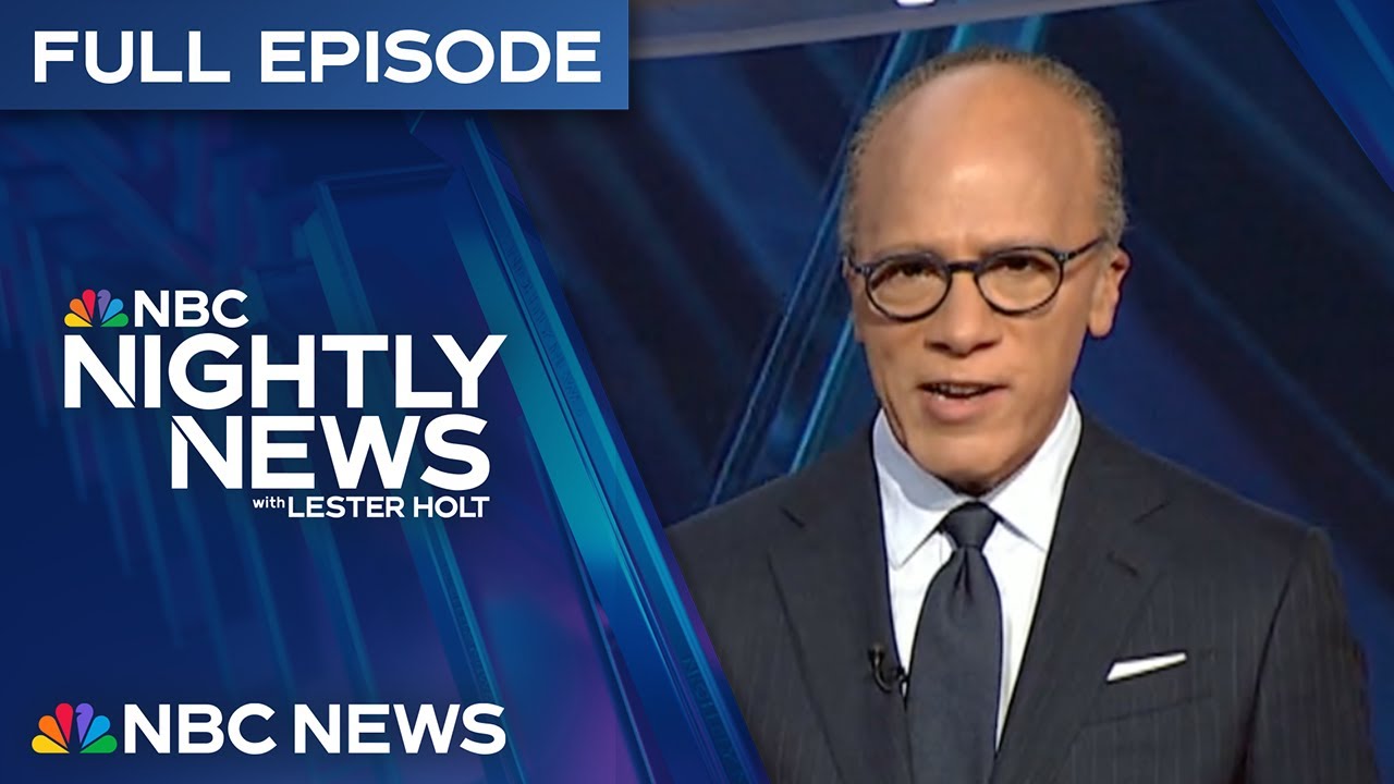 Nightly News Full Episode - May 1