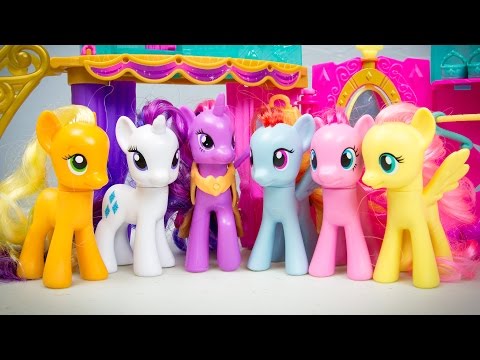 My Little Pony Friendship is Magic Crystal Princess Palace Twilight Sparkle MLP Toys Video